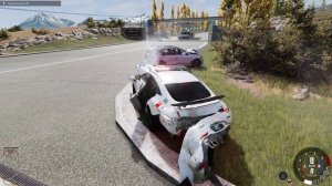 ПОГОНЯ! Я ПОЛИЦЕЙСКИЙ ИДУ НА ТАРАН! BeamNG.drive