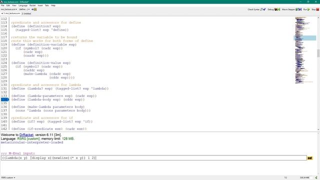 7.2 - MCI: Representing Expressions (Eval/Apply) смотреть онлайн