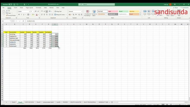 WOW HANYA SEKALI KLIK TANPA RUMUS DAPAT MENGETAHUI JUMLAH DATA (EXCEL) смотреть онлайн