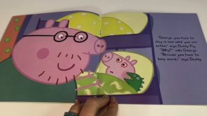 GEORGE CATCHES A COLD Peppa Pig Read Aloud Story Book For Kids