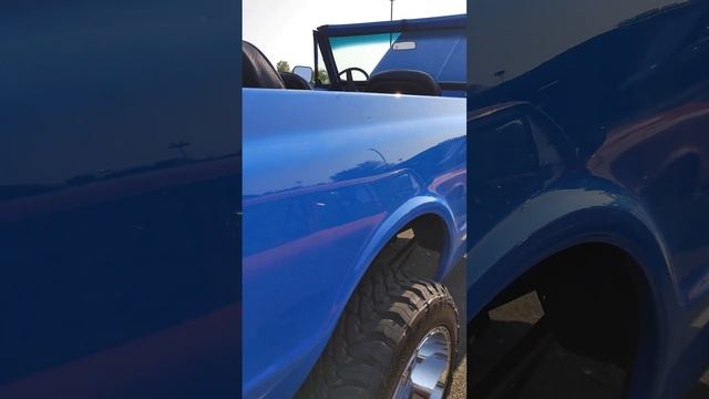 K5 Chevy Blazer Big Block 572 Swap Crate Motor Top Off Lifted Mud Tires @ Milford Ohio Car Cruise I смотреть онлайн