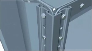 Сборка стеллажей болтового соединения от Компании "Склад-Мастер"