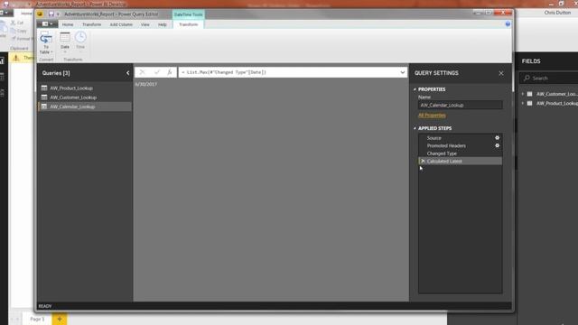 3.6 Power BI Demo Working with Date & Time Tools | Connecting & Shaping Data | Learn Power BI 2022 смотреть онлайн