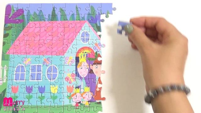 Дейзи и Поппи пошли в детский сад - собираем пазлы для детей Бен и Холли смотреть онлайн