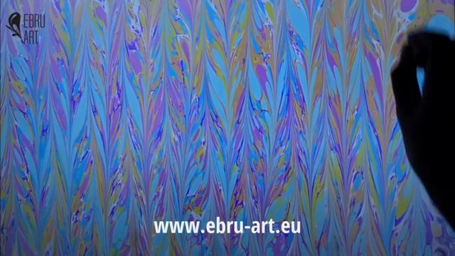 XandA Ebru Art Tutorials - Abstracts #5 - Freestyle on Comb смотреть онлайн