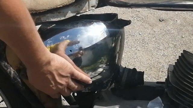 Проэкт ЯВА КАСТОМ Боковые обтекатели. смотреть онлайн