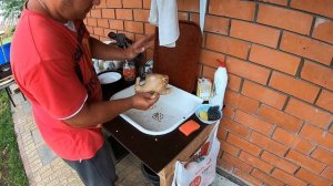 Забой бройлера . Забой бройлера от А до Я . Как правильно забить бройлера .