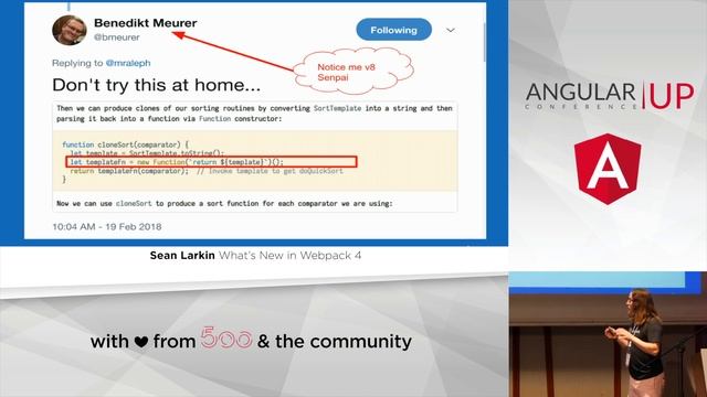 Sean Larkin - What's New in Webpack 4 | AngularUP 2018 смотреть онлайн