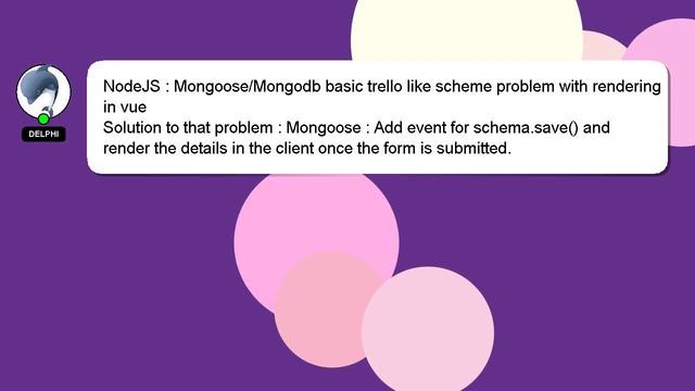 NodeJS : Mongoose/Mongodb basic trello like scheme problem with rendering in vue смотреть онлайн