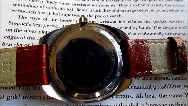 Technos vintage wristwatch 17 jewels