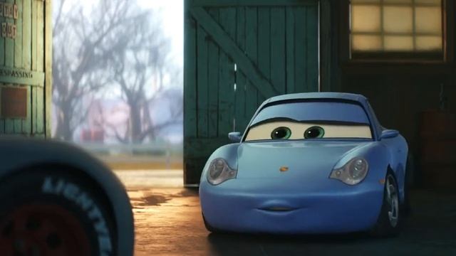 Cars 3 - Sally Encourages Lightning McQueen