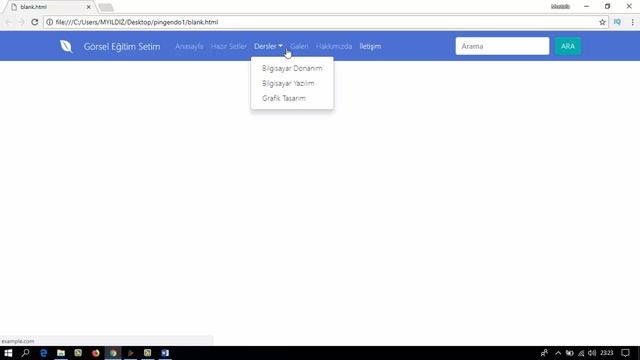Pingendo Bootstrap 4 Editör ile Web Tasarım Dersleri Responsive Site Yapımı -Navbar- Ders 5- смотреть онлайн