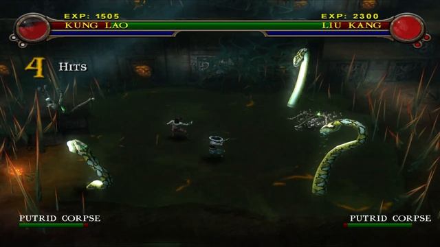 Mortal Kombat: Shaolin Monks: Full Walkthrough : KO-OP: Part 3: Kitana, Living Forest & Reptile Bos смотреть онлайн