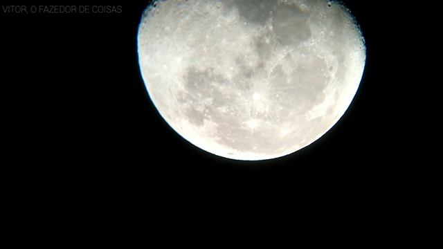 Lua através de telescópio maksutov 90mm em 08/07/2020 смотреть онлайн