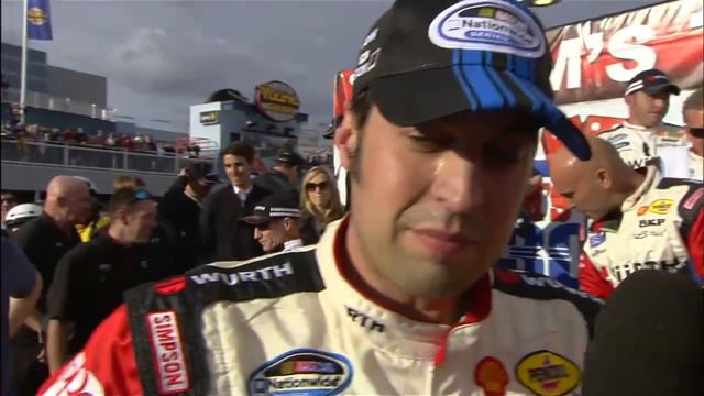 Sam Hornish Jr in victory lane Las Vegas смотреть онлайн