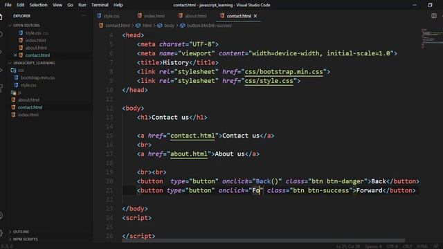 28- using history in javascript смотреть онлайн