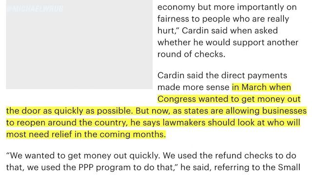 New Update JUST IN: Senate Not Sure About Second Stimulus Checks