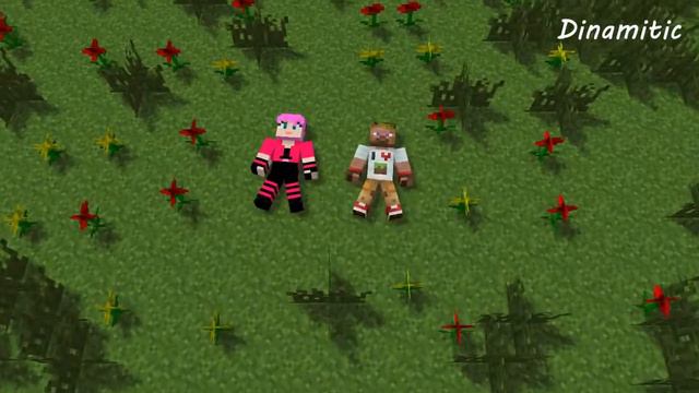 Minecraft Мультики Майнкрафт Любовь׃ Диллерон и Миникотик Майнкрафт Анимация смотреть онлайн