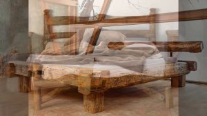 Кровати из дерева. Оригинальная деревянная мебель. Идеи