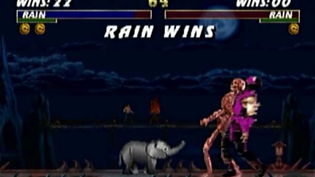 Mortal Kombat Trilogy - Nintendo 64 - Rain - Animality смотреть онлайн