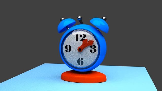 Часы - анимация Blender 3D смотреть онлайн