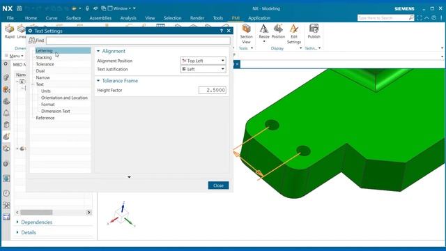 PMI (Product and Manufacturing Information) | Siemens NX 2007 смотреть онлайн