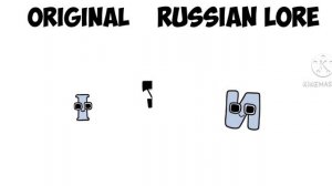 Alphabet Lore vs New Russian Alphabet Lore (by KIRILL GAMER YT)  Comparison #1
