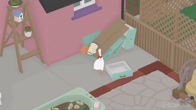 ГУСЬ И СТРАННЫЕ СОСЕДИ # 3 UNTITLED GOOSE GAME ПРОХОЖДЕНИЕ смотреть онлайн