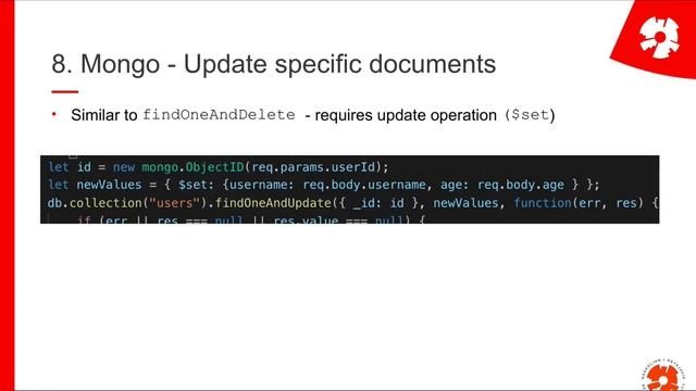 Web Programming I: L17: RESTful APIs II, p4: Persistence смотреть онлайн