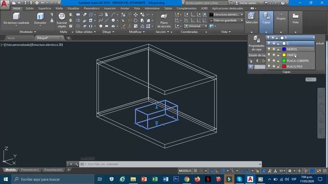 MATERIALES Y RENDER AUTOCAD 3D смотреть онлайн