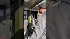 Запуск двигателя ЯАЗ-204 , генераторная установка.                   ДВС автомобиля МАЗ- 200.