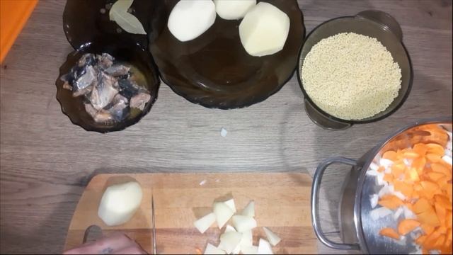 Суп из сайры, дешево и вкусно