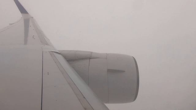 Heavy Rain Takeoff from Milan Italy MXP to Newark EWR - United Airlines 767-300ER смотреть онлайн