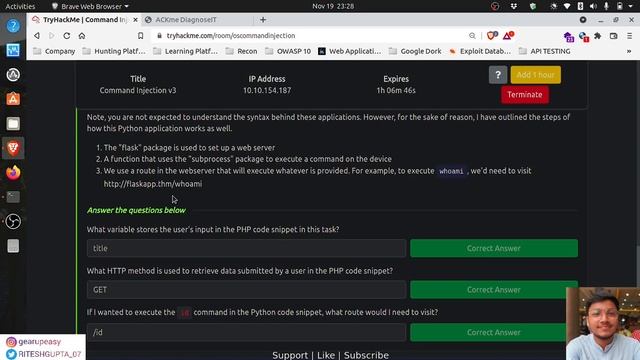 Tryhackme Command Injection Walkthrough | Jr Penetration Tester смотреть онлайн