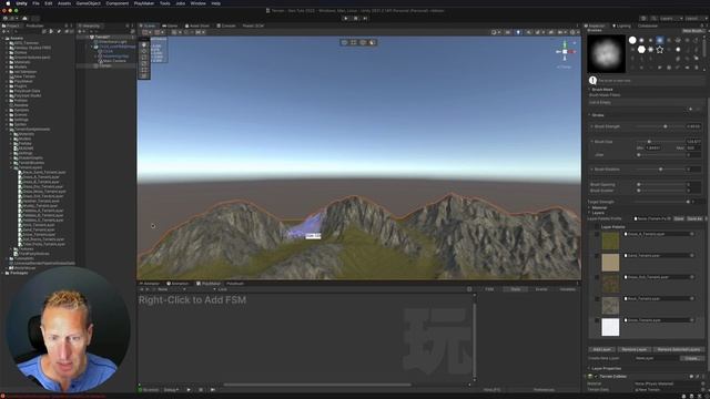 How to Make Beautiful Terrain with Unity 2021 URP | EASY смотреть онлайн