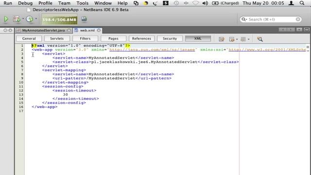 Skrinkast o Java EE 6 z @WebServlet, NetBeans IDE 6.9 i IBM WebSphere AS V8 смотреть онлайн