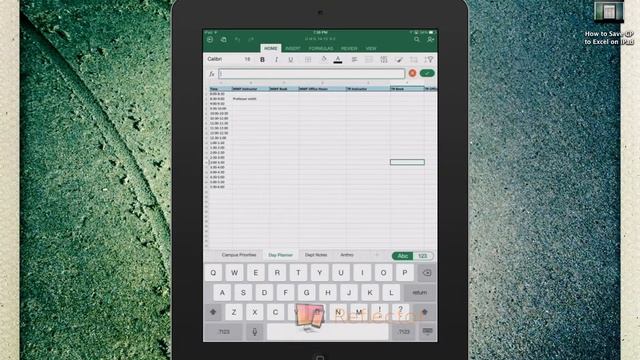 How to Edit Excel Docs on the iPad смотреть онлайн