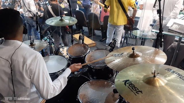 WB Batera / Midian Lima - Não Pare (DRUM COVER) Culto de Virada do Ano смотреть онлайн