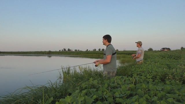 Разведка по щуке.Рыбалка на озёрах в пойме.Много поклёвок.Рыбалка для души. смотреть онлайн