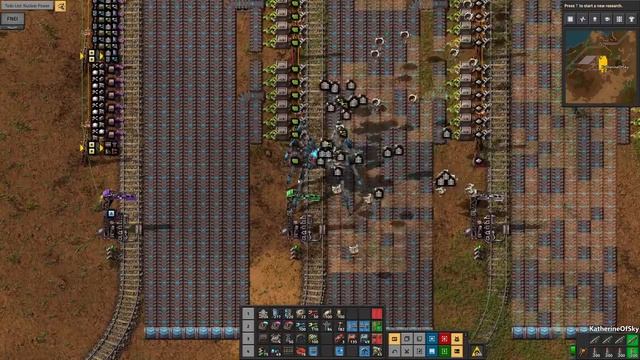 Factorio 1.0 Entry Level to Megabase 3, Ep 69: MEGA SCIENCE TRAIN STATION - Guide, Tutorial смотреть онлайн