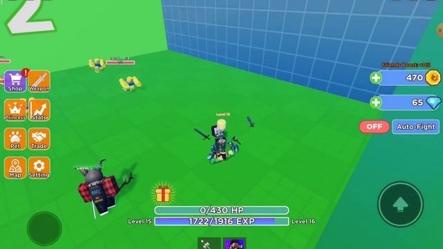 Roblox: Побеждаю монстров чтобы спасти принцесс! #2 смотреть онлайн