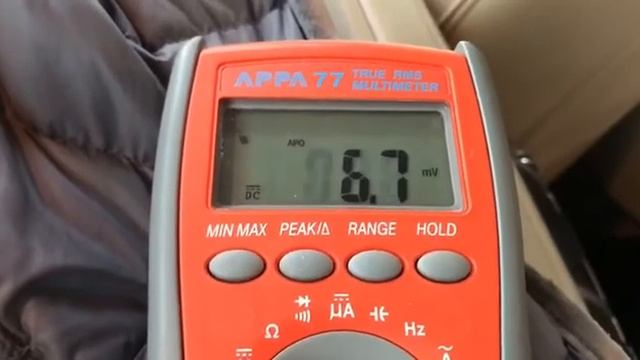 Изменение показателей на мультиметре при работе насоса Jaguar XF G1 3.0 смотреть онлайн