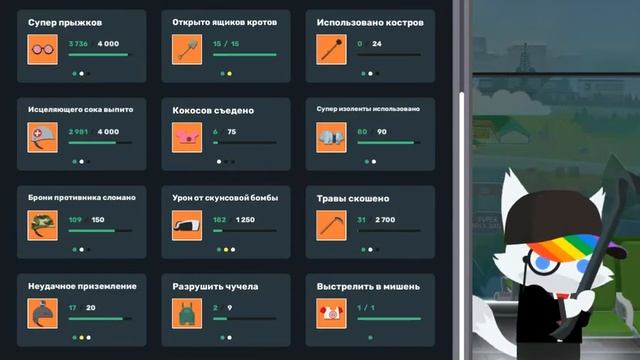 Выполнение секретных ачивок в игре Super Animal Royale смотреть онлайн