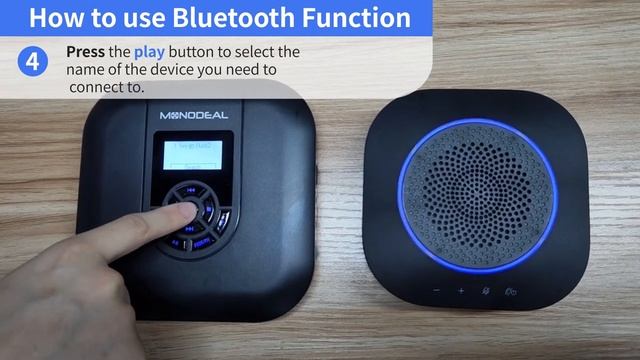 How to Connect the MD602 CD Player with Bluetooth Speakers смотреть онлайн