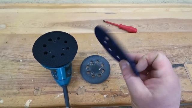 #1 Эксцентриковая шлифмашинка MakitaBO5031, замена подошвы, защитная проставка Abranet FITTER Velcr смотреть онлайн