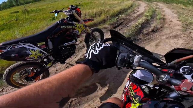 Suzuki DRZ 400 SM Небольшой прохват