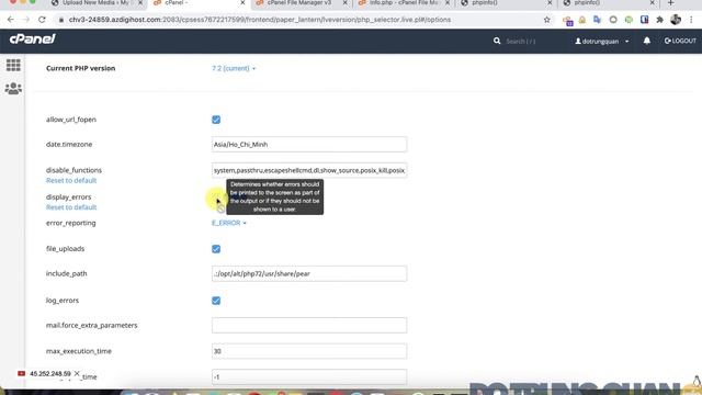Hướng dẫn kiểm tra và tuỳ chọn phiên bản PHP trên cPanel смотреть онлайн