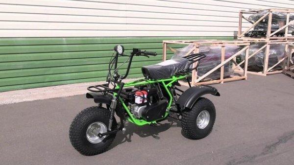 Трицикл ТРИТОН. Теперь также с зеленой рамой. Еще раз о трициклах, плюсы и минусы.