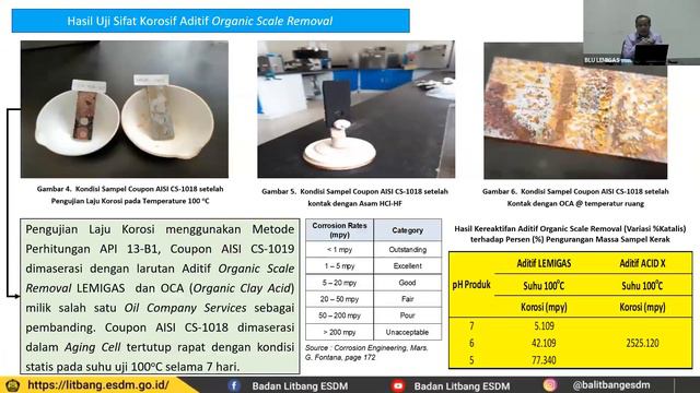 Webinar "Scale Removal Non Korosif" - BLU "LEMIGAS" смотреть онлайн
