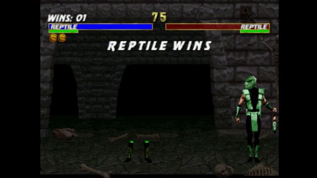 Mortal Kombat Trilogy-REPTILE Fatality 1 (tongue food) смотреть онлайн